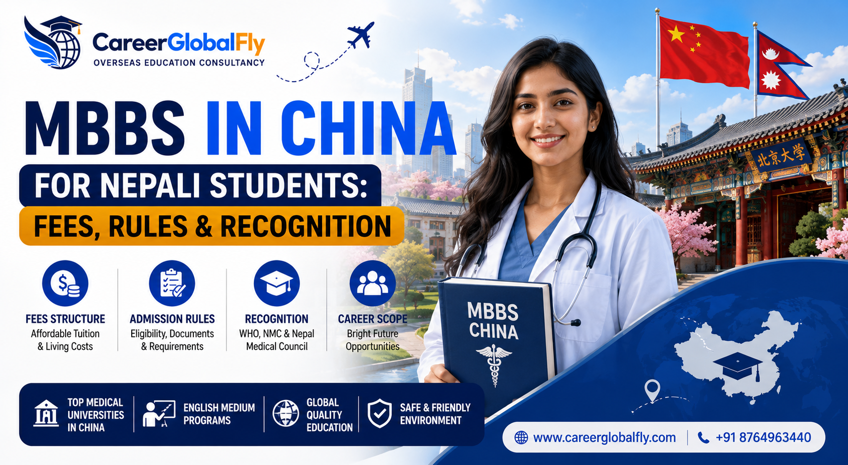MBBS in China for Nepali Students: Fees, Rules & Recognition (2026 Guide)